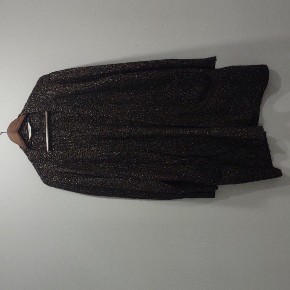 Terra & Sky Marled Long Line Cardigan Size 2X